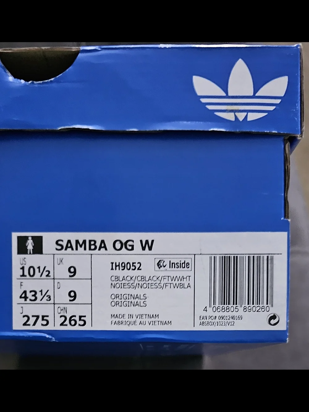 Brand NEW - Adidas Samba Rhinestone Embellished Women's Sneakers - Black